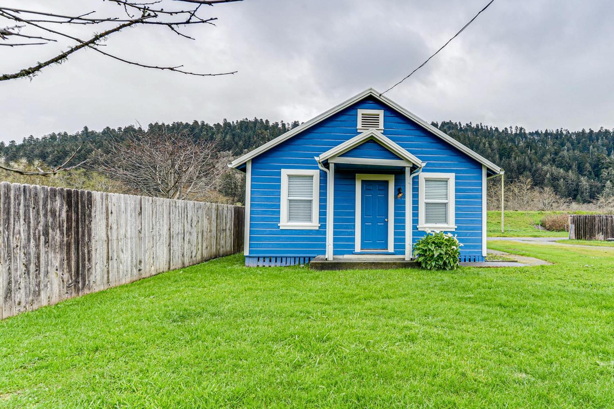Cozy Norcal Cottage 2 Mi To Redwoods And Beaches! Orick エクステリア 写真