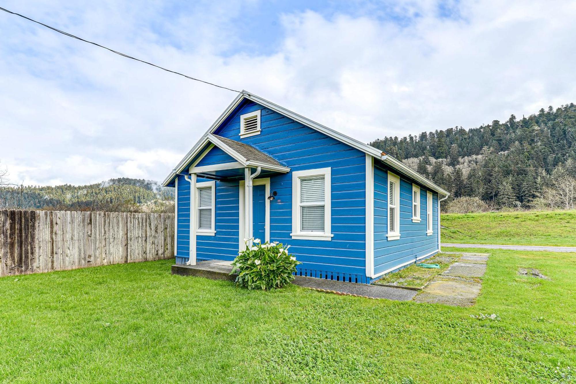 Cozy Norcal Cottage 2 Mi To Redwoods And Beaches! Orick エクステリア 写真